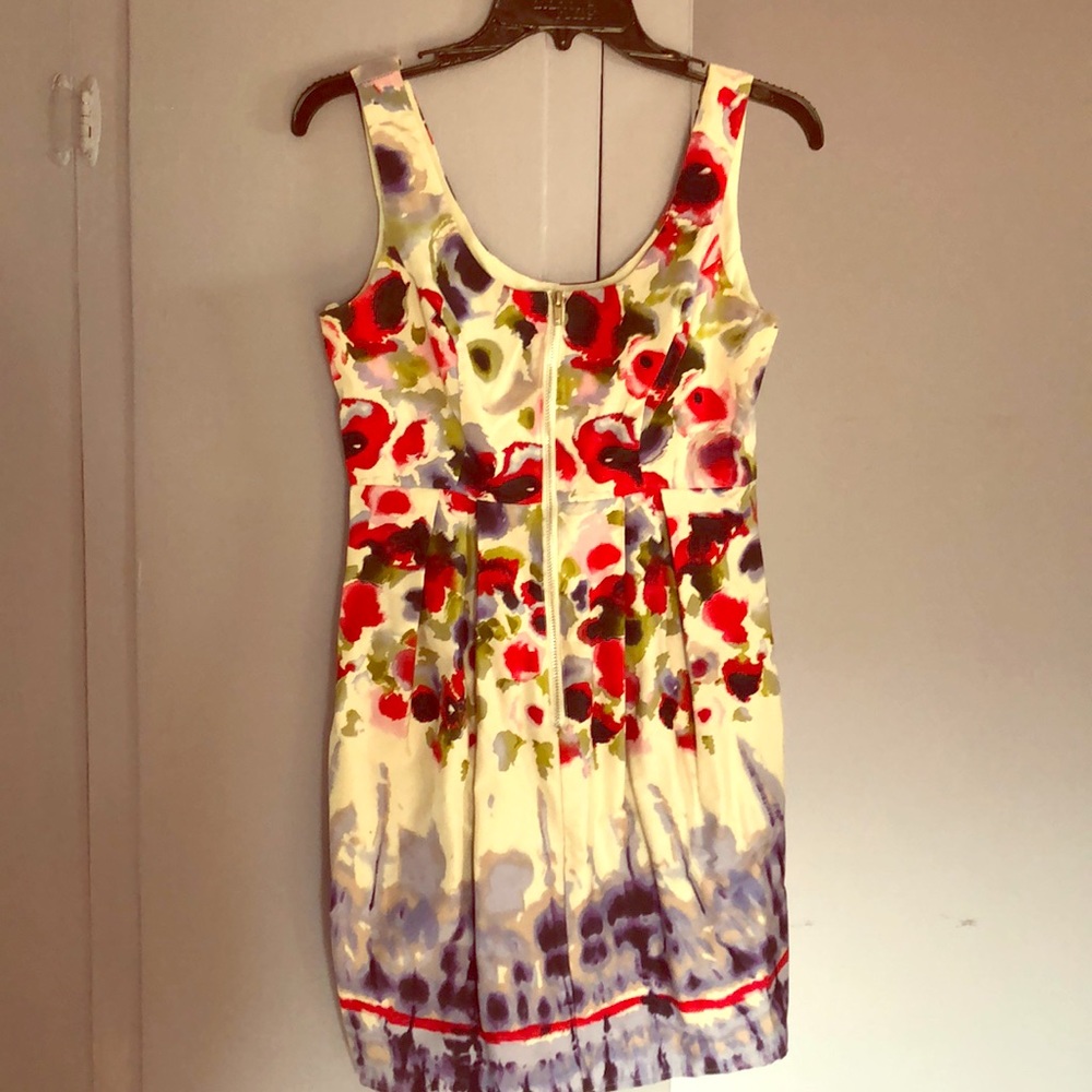 Watercolor Spring Dress with POCKETS